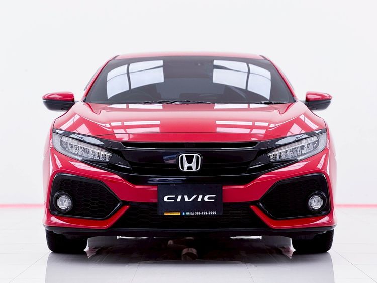 Honda Civic 2018 1.5 Turbo Sedan เบนซิน ไม่ติดแก๊ส เกียร์อัตโนมัติ แดง รูปที่ 3