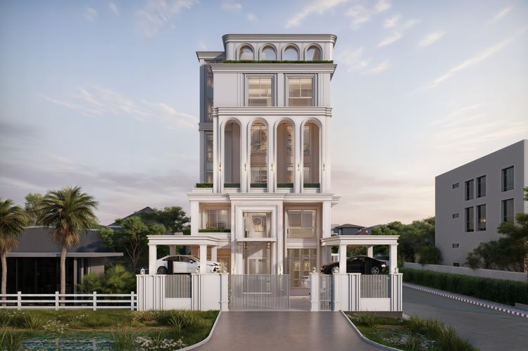 ขายอาคารสูง 6 ชั้นที่พร้อมให้คุณรีโนเวทใหม่บนถนนกรุงเทพกรีฑา รูปที่ 4