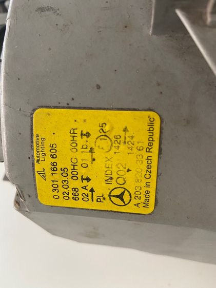 ไฟหน้า ซ้าย w203 facelift รูปที่ 2