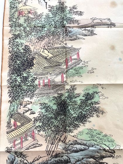 ภาพวาด ภูเขา ลำธารสะสมS1 รูปที่ 6