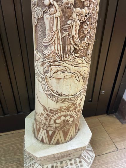 เทพเจ้า ฮกลกซิ้ว งานแกะสลักเก่าสะสม รูปที่ 13