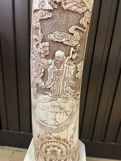 เทพเจ้า ฮกลกซิ้ว งานแกะสลักเก่าสะสม รูปที่ 3