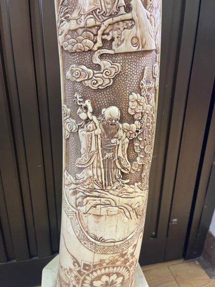 เทพเจ้า ฮกลกซิ้ว งานแกะสลักเก่าสะสม รูปที่ 14