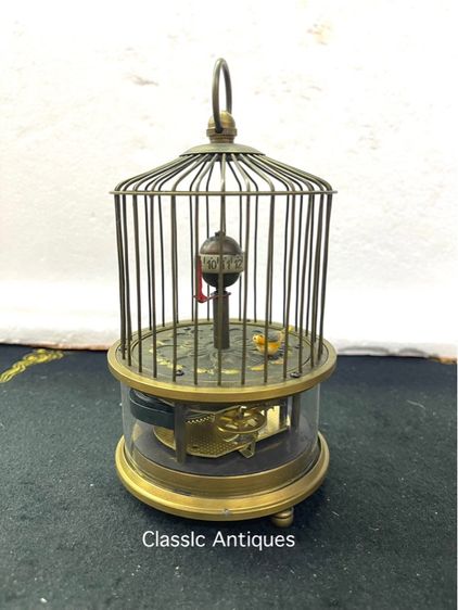 นาฬิกา กรงนก ทองเหลือง สะสมA6 รูปที่ 6