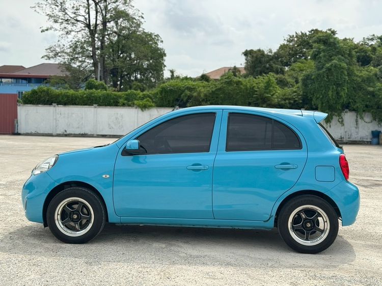 Nissan March 2018 1.2 E Sedan เบนซิน ไม่ติดแก๊ส เกียร์อัตโนมัติ ฟ้า รูปที่ 4