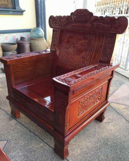 ชุดรับแขกไม้สนจีน รูปที่ 5