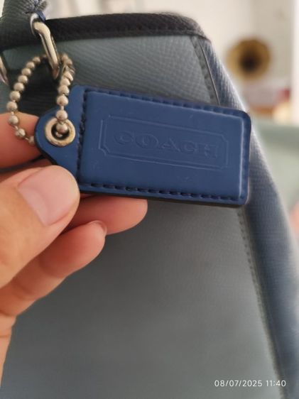 กระเป๋าหนัง COACH สีทูโทน มือสองขายตามสภาพ รูปที่ 7