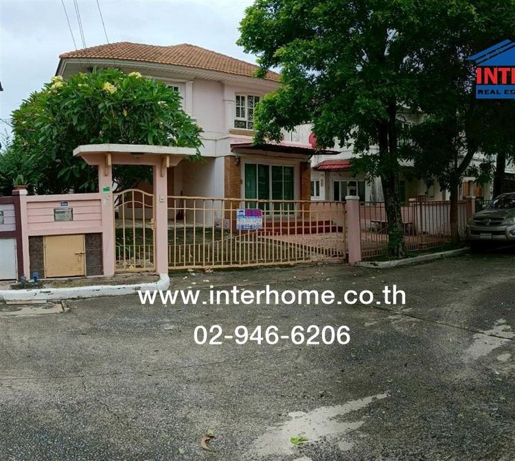 บ้านเดี่ยว 2 ชั้น 61.1 ตร.ว. หมู่บ้านมณีรินทร์ เลค พาร์ค ราชพฤกษ์-ติวานนท์ ถนนบางบัวทอง-บางคูวัด ถนนปทุมสายนอก เมืองปทุมธานี ปทุมธานี