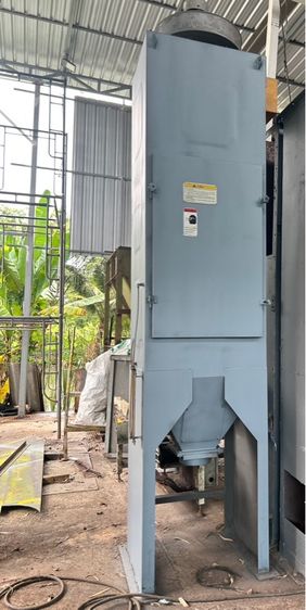 เครื่องยิงทรายสายพานหมุน พร้อมตู้ดูดฝุ่นสภาพดี แบรนด์Sinto ญี่ปุ่น รูปที่ 4