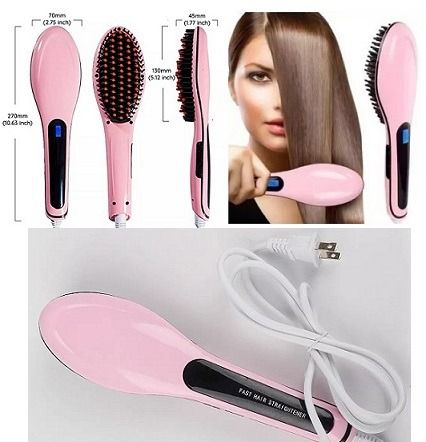 แปรงหวีไฟฟ้าดัดผมตรง ใหม่