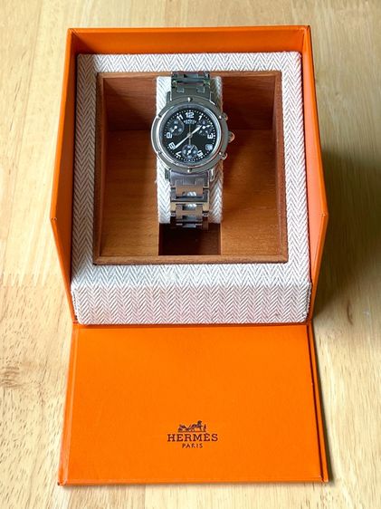 HERMES Watch Clipper Chronograph 31 mm Women s Black Dial CL1.310  รูปที่ 4