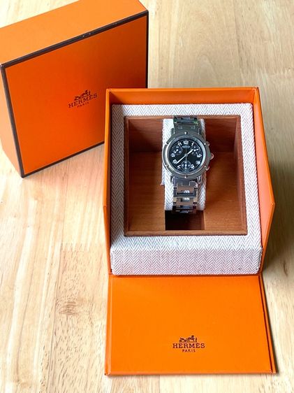 HERMES Watch Clipper Chronograph 31 mm Women s Black Dial CL1.310  รูปที่ 3