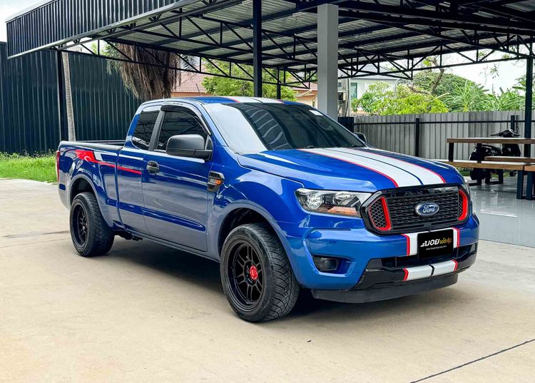 Ford Ranger 2020 2.2 XL Pickup ดีเซล ไม่ติดแก๊ส เกียร์ธรรมดา น้ำเงิน รูปที่ 3
