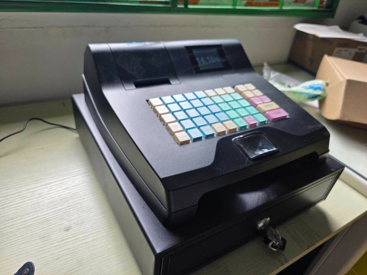 เครื่องบันทึกเงินสด NEOCAL NC-S400T พร้อมลิ้นชักเก็บเงิน (มือสอง สภาพดีมาก) รูปที่ 10