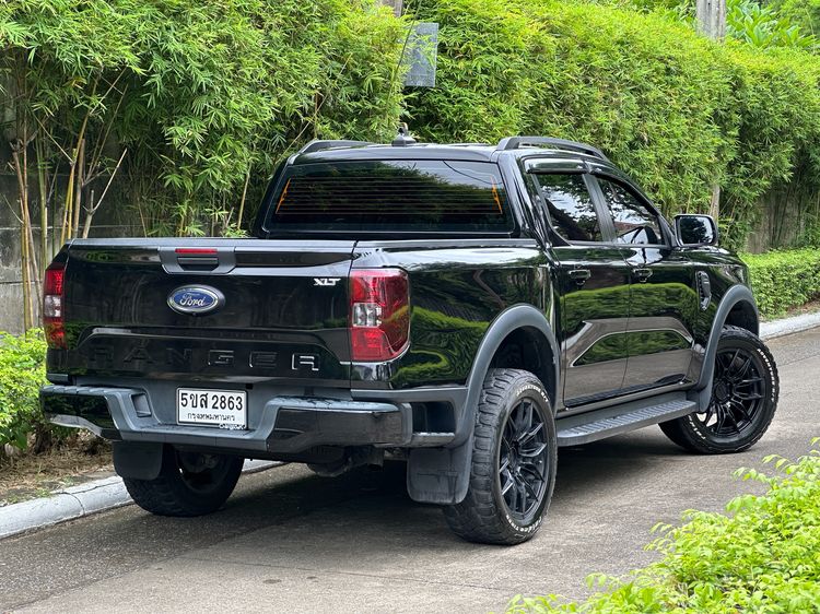Ford Ranger 2022 2.0 Turbo Hi-Rider XLT Pickup ดีเซล ไม่ติดแก๊ส เกียร์ธรรมดา ดำ รูปที่ 2