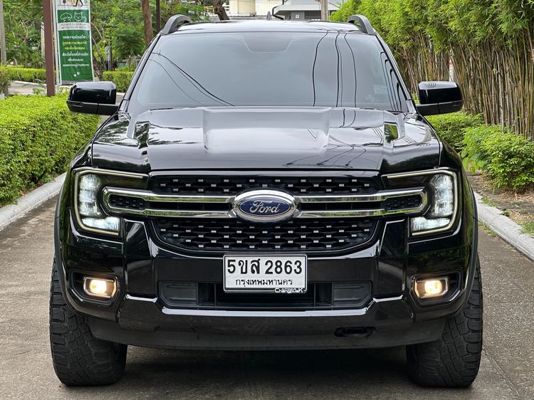 Ford Ranger 2022 2.0 Turbo Hi-Rider XLT Pickup ดีเซล ไม่ติดแก๊ส เกียร์ธรรมดา ดำ รูปที่ 3