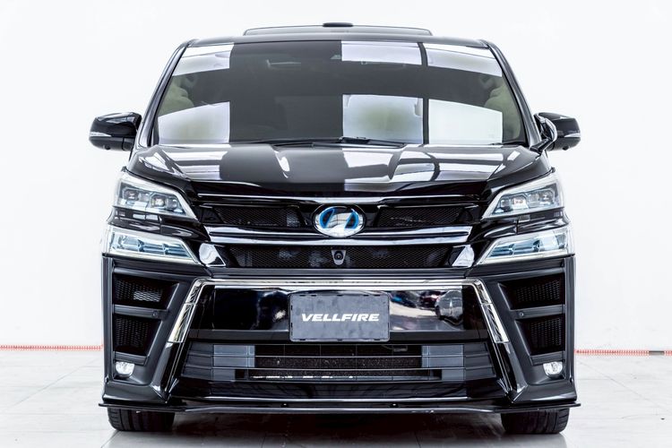 Toyota Vellfire 2019 2.5 Hybrid E-Four 4WD Utility-car ไฮบริด ไม่ติดแก๊ส เกียร์อัตโนมัติ ดำ รูปที่ 4
