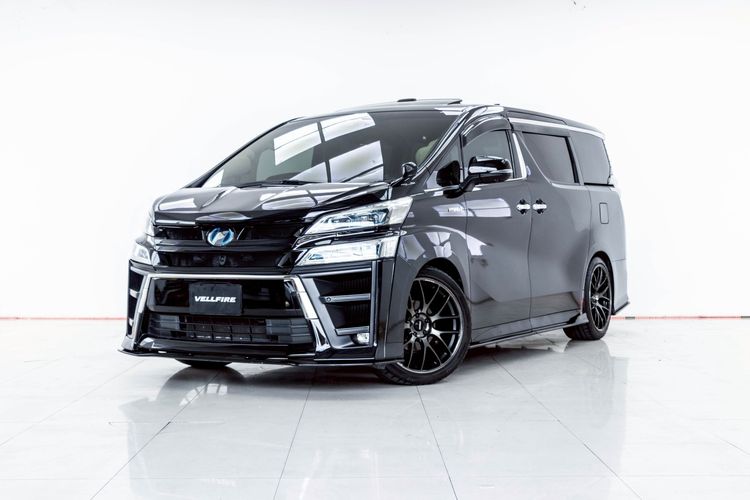 รถ Toyota Vellfire 2.5 Hybrid E-Four 4WD สี ดำ