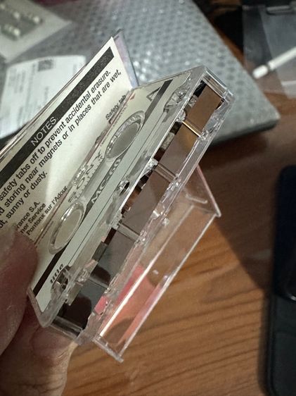 ตลับเทปใหม่ sony microcassette MC-60  เทปคาสเซท รูปที่ 6