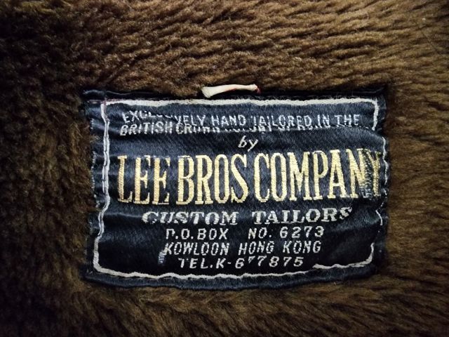 เสื้อหนังแท้ Lee Bros and Company​ สีน้ำตาล ซับในขนนุ่มอย่างดี รูปที่ 2
