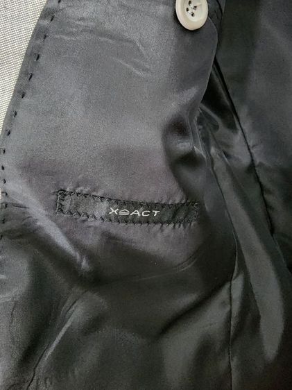 เสื้อสูท XACT สีเทา เงิน ผ้ามันเงา หรูหราไฮโซ รูปที่ 3
