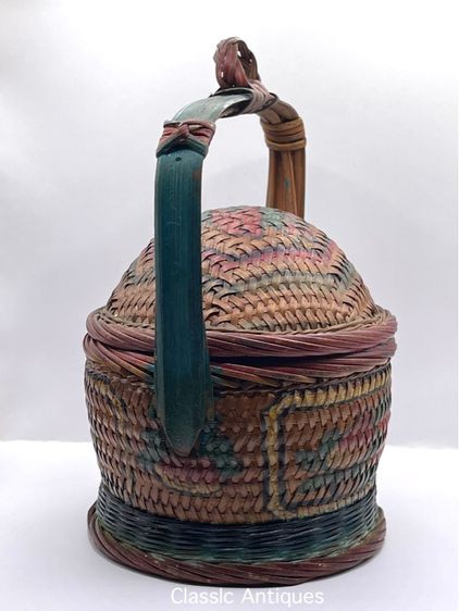 ตะกร้าจีน โบราณเก่าสะสมA13 รูปที่ 8