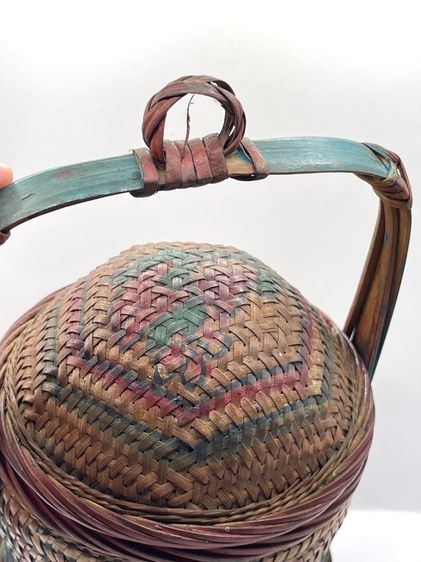 ตะกร้าจีน โบราณเก่าสะสมA13 รูปที่ 9