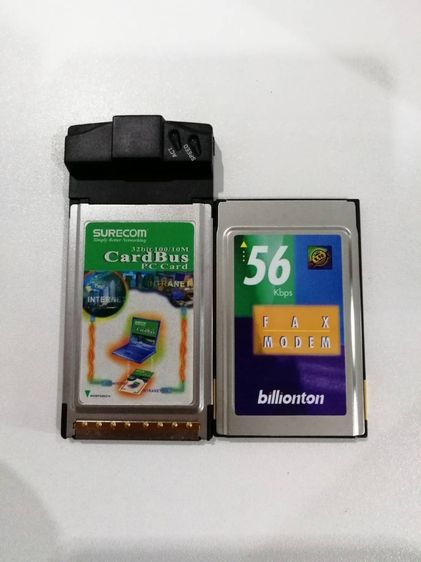 ขาย PCMCIA Card  และ PCMCIA 100Lan+56KModem Card สภาพ ดี ไม่ได้ใช้งานแล้ว