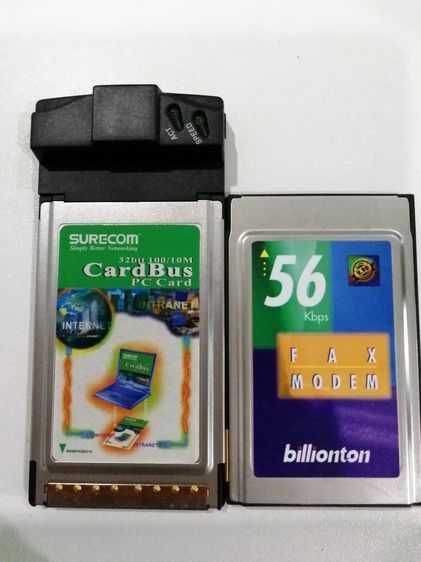 ขาย PCMCIA Card  และ PCMCIA 100Lan+56KModem Card สภาพ ดี ไม่ได้ใช้งานแล้ว รูปที่ 3