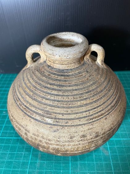 กระปุกใหญ่เคลือบน้ำตาล ศรีสัชนาลัย บ้านป่ายาง รูปที่ 7