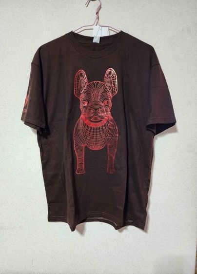 เสื้อยืด  oversize cotton100 ลายหมา. อก42-44ใส่ได้ทั้งชายเเละหญิง รูปที่ 6