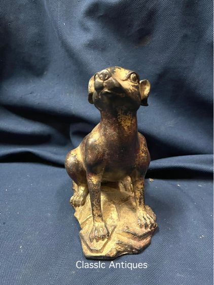 รูปปั้น สุนัข ทองเหลืองสะสม รูปที่ 3