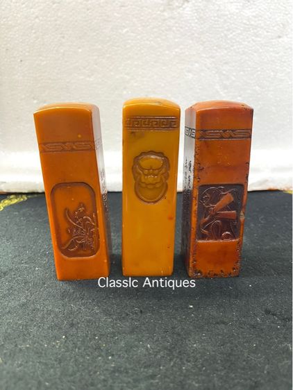 ตราประทับหิน แกะสลักสะสมT3