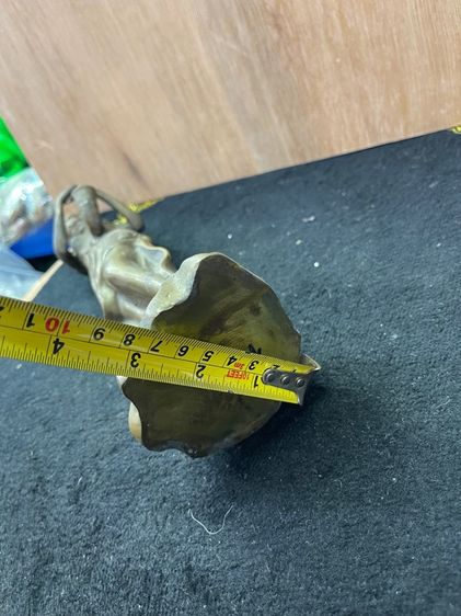 รูปปั้น ผู้หญิงเป่าแซกโซโฟน ทองเหลืองสะสม รูปที่ 9