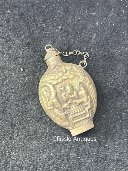 ขวดยานัตถ์ ทองเหลืองดุนลาย สะสมA2 รูปที่ 3