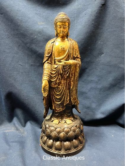 รูปปั้น พระยูไร ทองเหลือง สะสมT3 รูปที่ 2