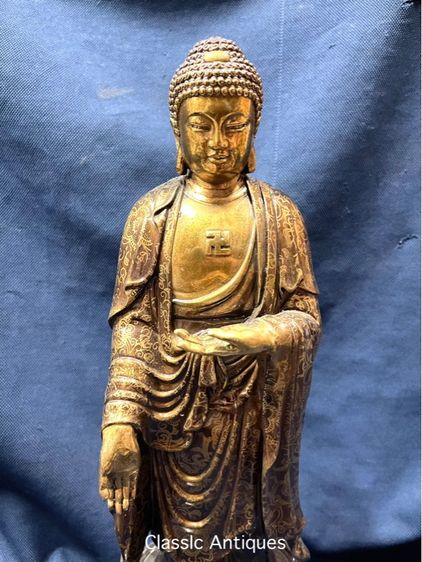 รูปปั้น พระยูไร ทองเหลือง สะสมT3 รูปที่ 3