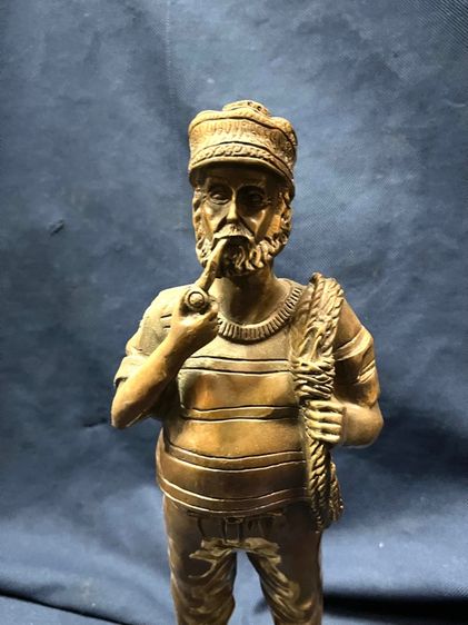 รูปปั้น กัปตันเรือ กะลาสีเรือ ทองเหลืองสะสม รูปที่ 5