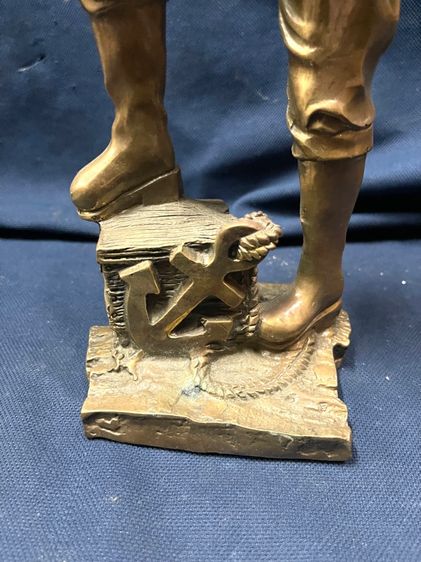 รูปปั้น กัปตันเรือ กะลาสีเรือ ทองเหลืองสะสม รูปที่ 9