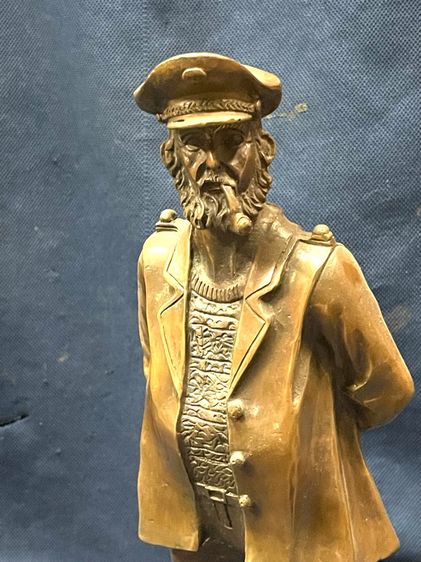 รูปปั้น กัปตันเรือ กะลาสีเรือ ทองเหลืองสะสม รูปที่ 11