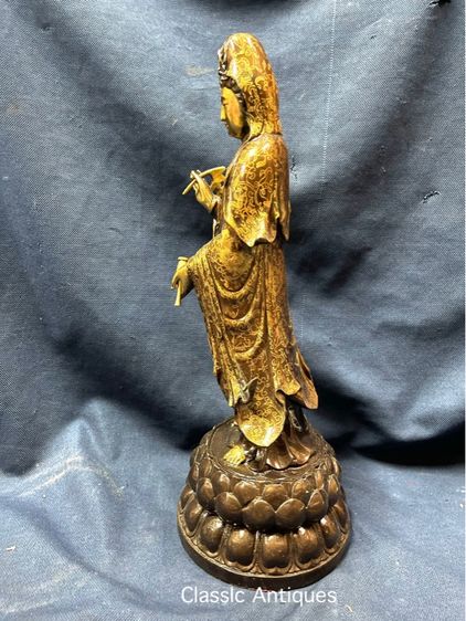 เจ้าแม่กวนอิม ทองเหลือง สะสมT1 รูปที่ 9