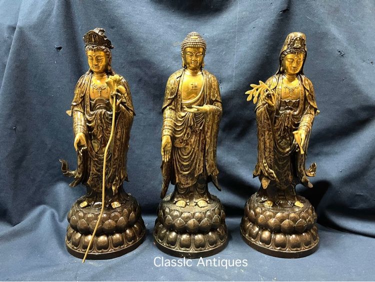 เจ้าแม่กวนอิม ทองเหลือง สะสมT1 รูปที่ 16