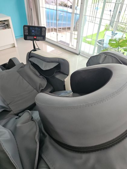 เก้าอี้นวดไฟฟ้า สภาพนางฟ้า ระบบนวด3Dลูกกลิ้ง-เบาะหนัง-ปรับเอนได้ รูปที่ 6
