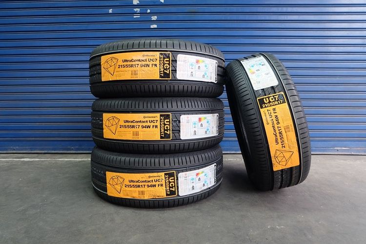 🎗 ยางใหม่ Continental รุ่น UltraContact UC7 ขนาด 215 55R17 ปี25