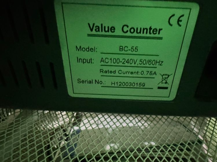 เครื่องนับพร้อมตรวจธนบัตร CoinMate BC-55 แบบตั้งโต๊ะ ชนิดวางธนบัตรด้านบน รูปที่ 4