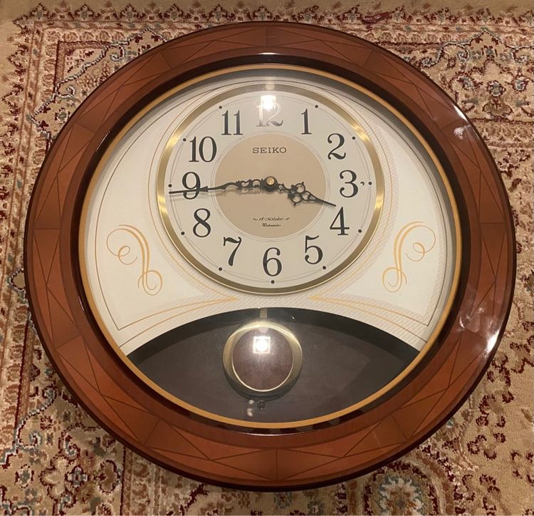 นาฬิกาแขวนผนัง Seiko Melodies In Motion พร้อมเมโลดี้ Hi-Fi 18 แบบ - QXM367BLH รูปที่ 2