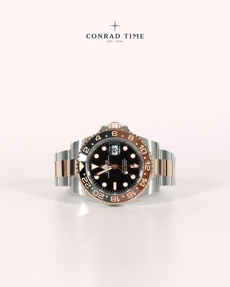 New Rolex GMT-Master II 126711CHNR Root Beer Black Dial Two-Tone Oyster 2025 40mm. Fullset 100 รูปที่ 4