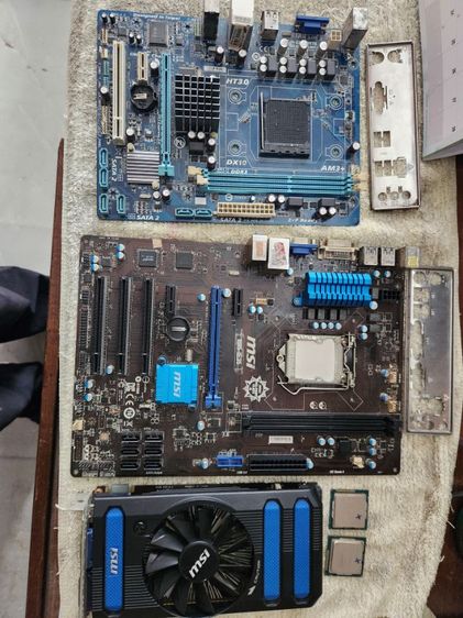 ขายเหมางานช่างการ์ดจอ msi gtx550 1gb บอร์ดmsi 1150 บอร์ดam3บวก ga-78lmt-s2 cpu 1155 i5 3470 g2010