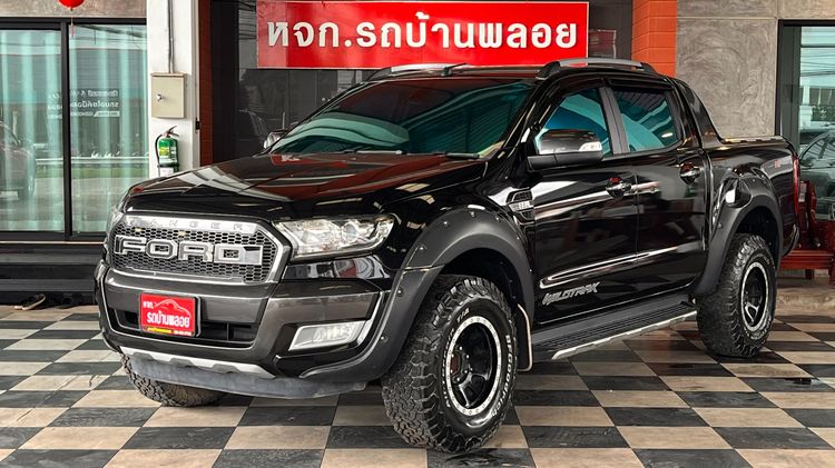 รถ Ford Ranger 2.2 Hi-Rider Wildtrak สี ดำ