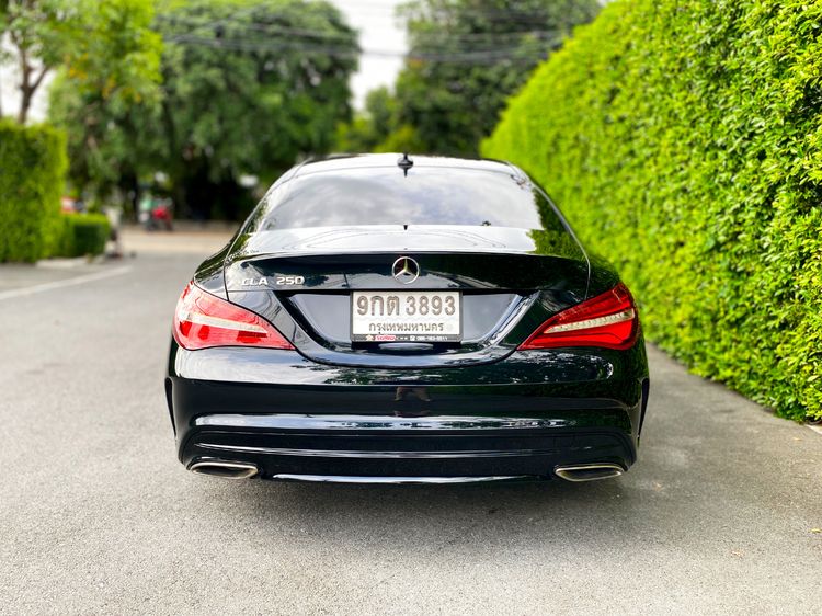 Mercedes-Benz CLA-Class 2019 CLA250 AMG Sedan เบนซิน ไม่ติดแก๊ส เกียร์อัตโนมัติ ดำ รูปที่ 4